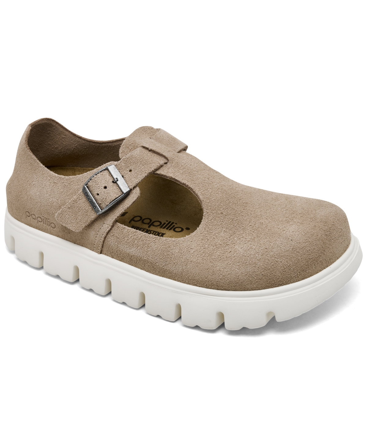 Women's Paris Chunky Platform Mary Jane Clogs from Finish Line - Warm Sand