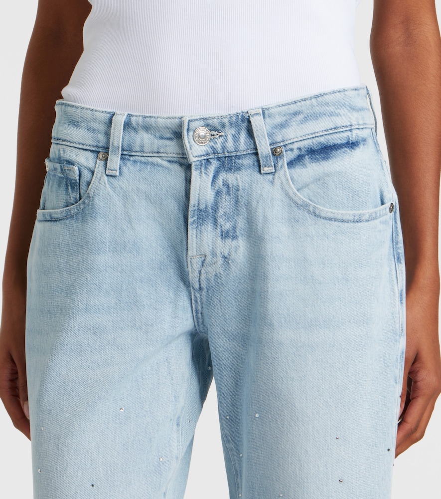 Calie embellished straight jeans