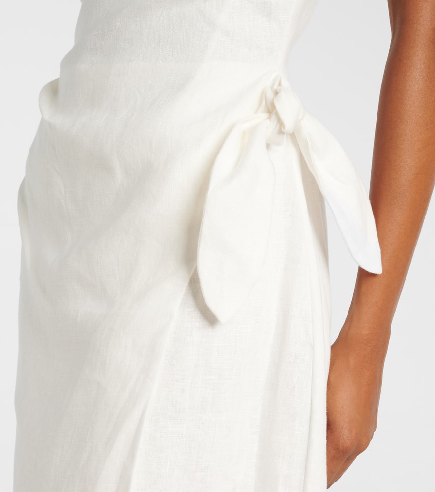 Tamara linen maxi dress