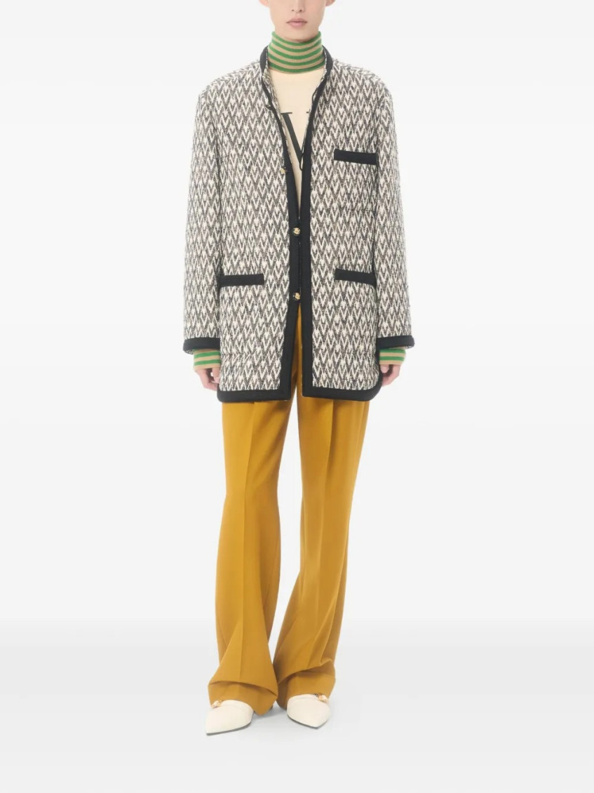 Valentino Cotton T-Shirt With Made In Valentino Print