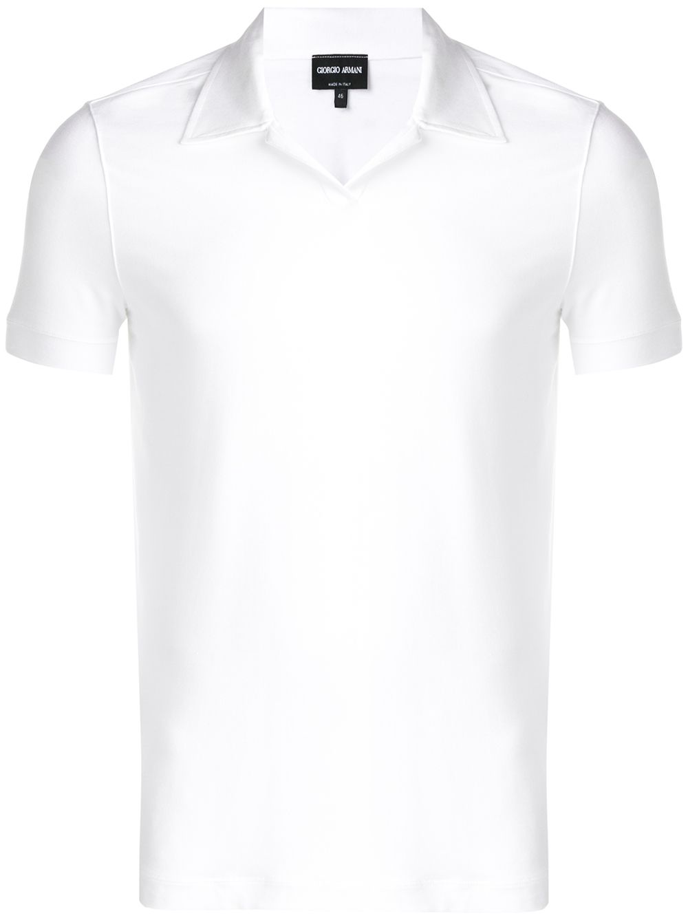 Short-sleeve polo top - White