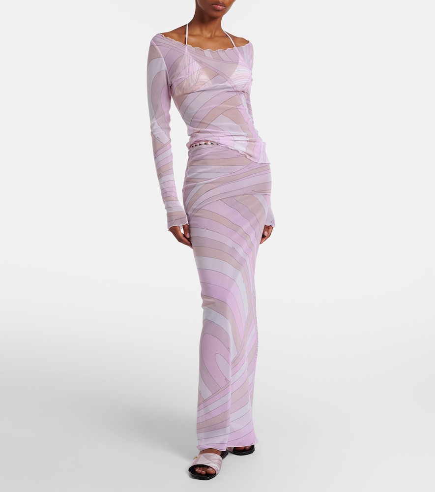 Iride tulle top