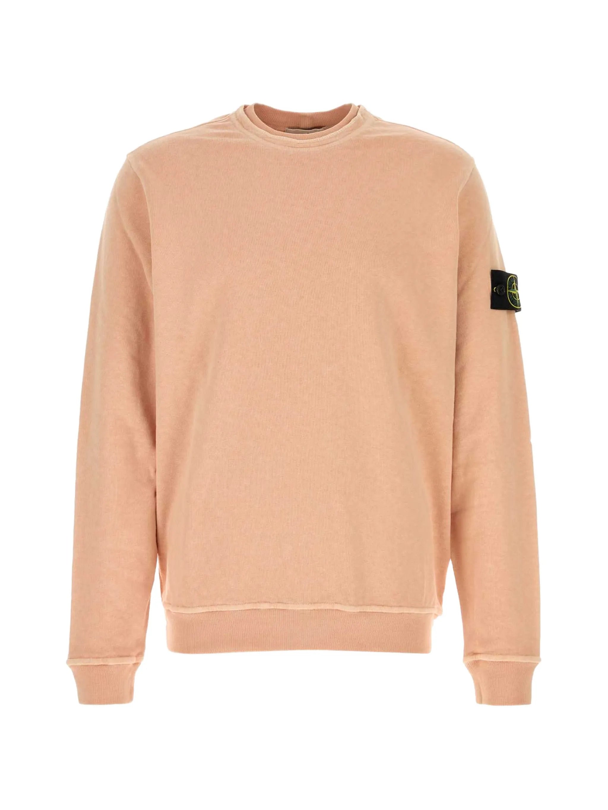 Crewneck Sweatshirt with Badge Detail