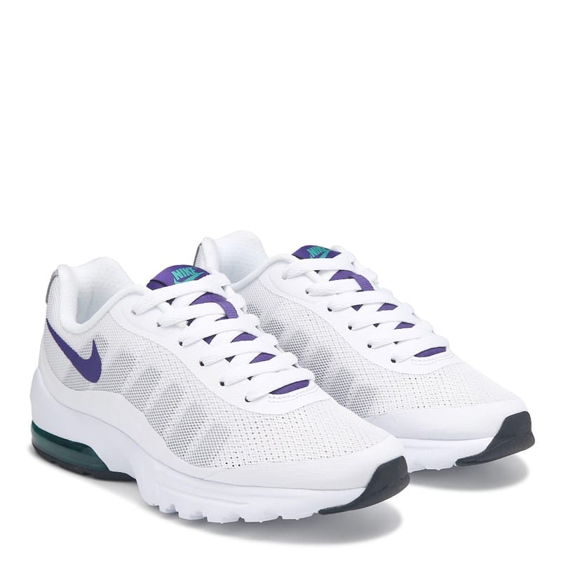 Women's Air Max Invigor Sneakers (Whte/Purple/Grey)