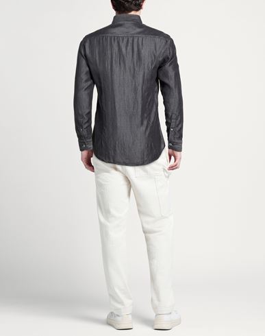 Man Denim shirt Charcoal Size 15 Cotton