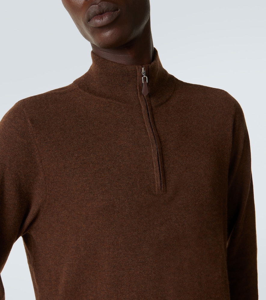 Mr Fenchurch cashmere half-zip sweater
