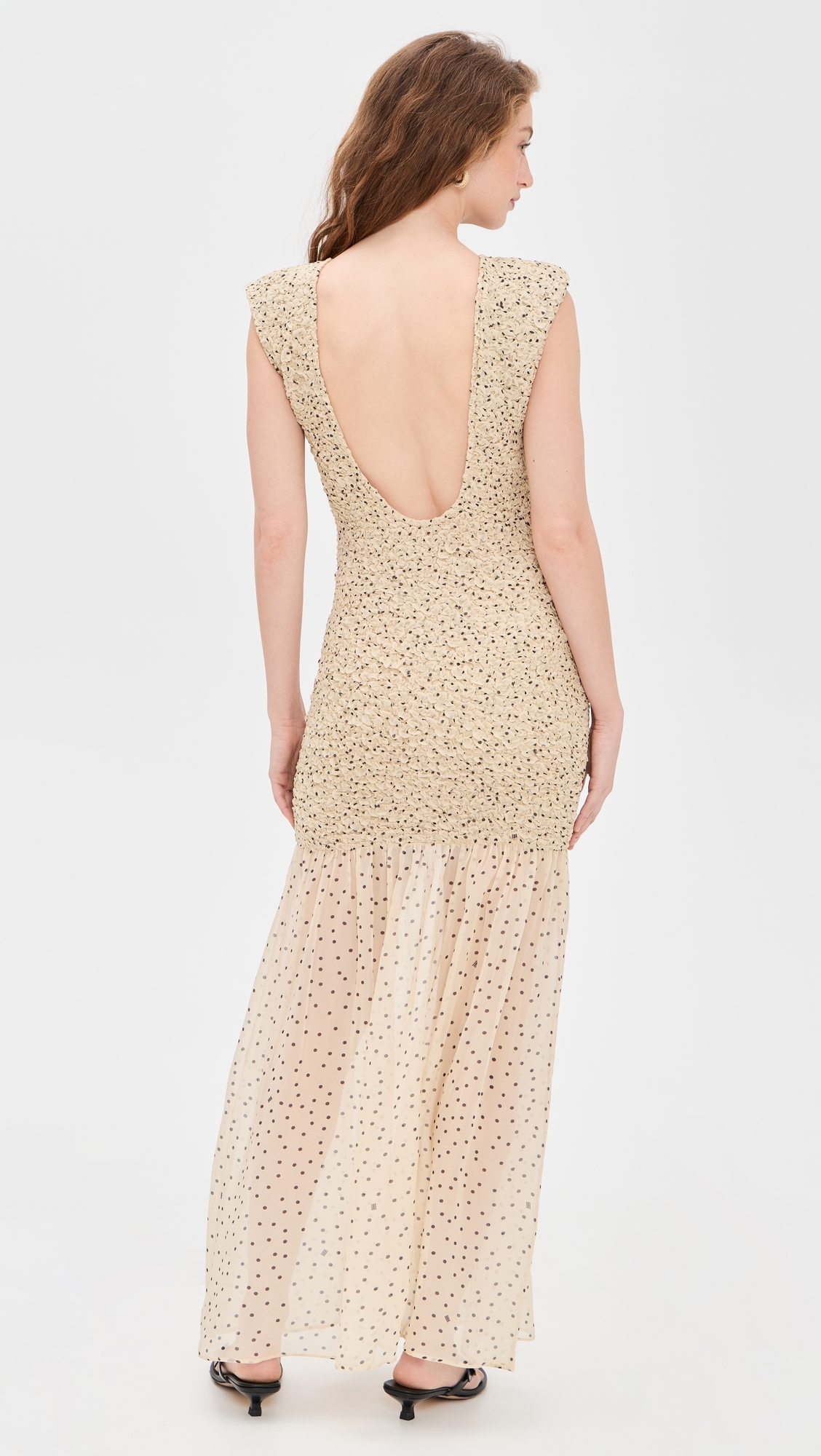 Corinna Maxi Dress Polka Dot Print
