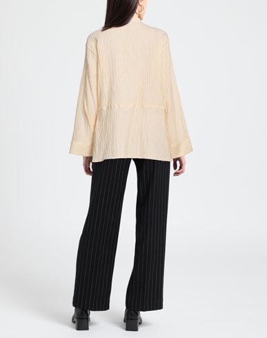Aglini Woman Top Ivory Size 4 Cotton, Nylon