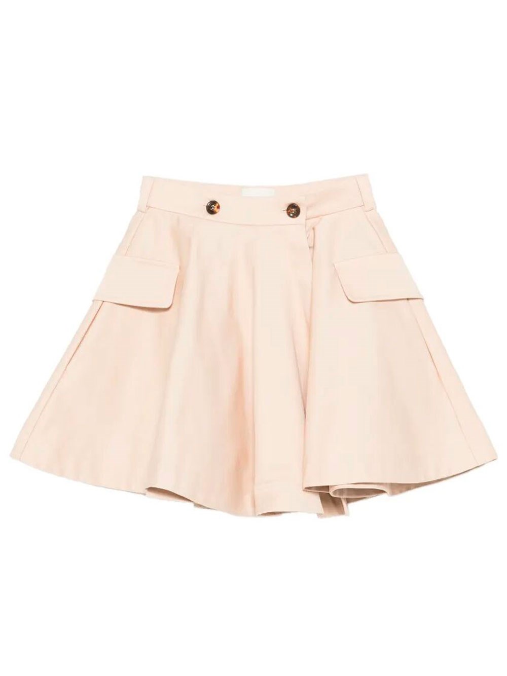Heavy Gabardine Round Skirt
