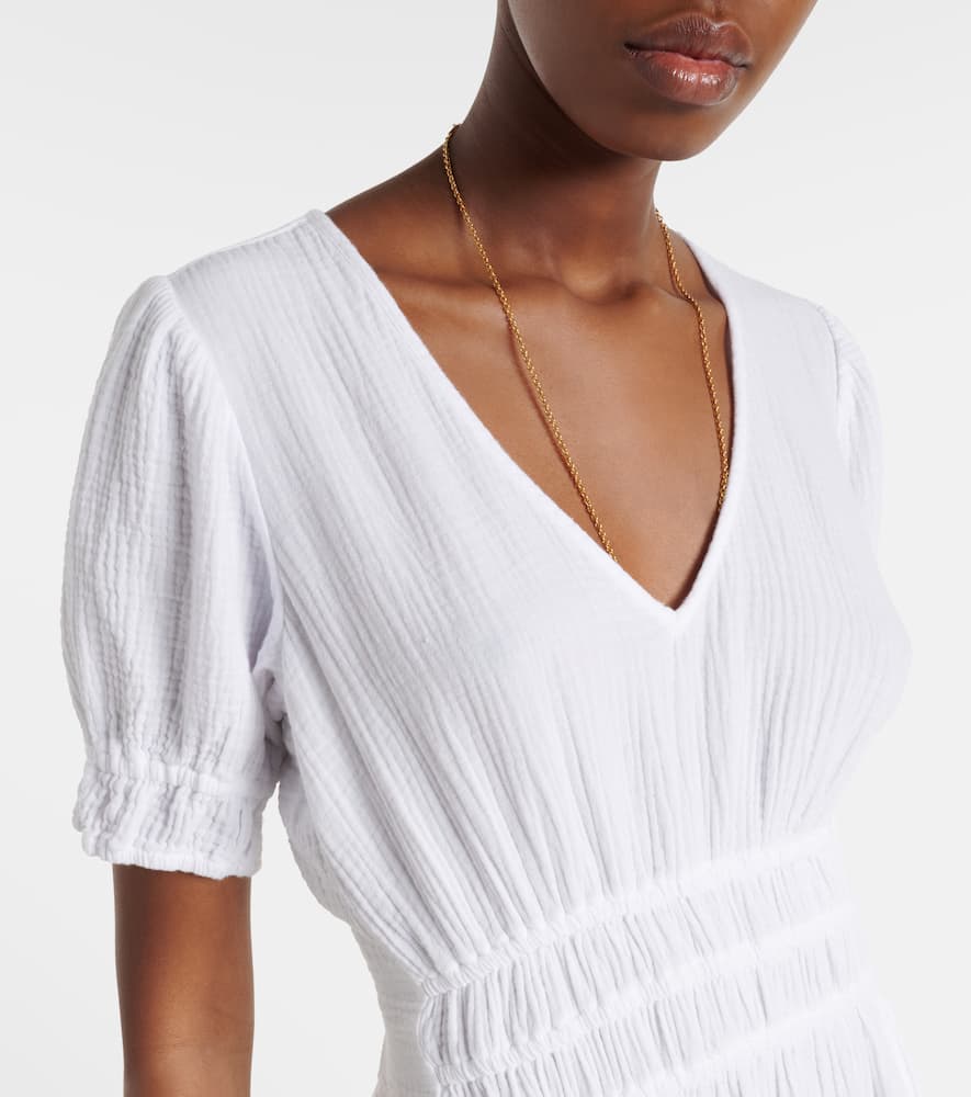 Rivelle cotton gauze midi dress