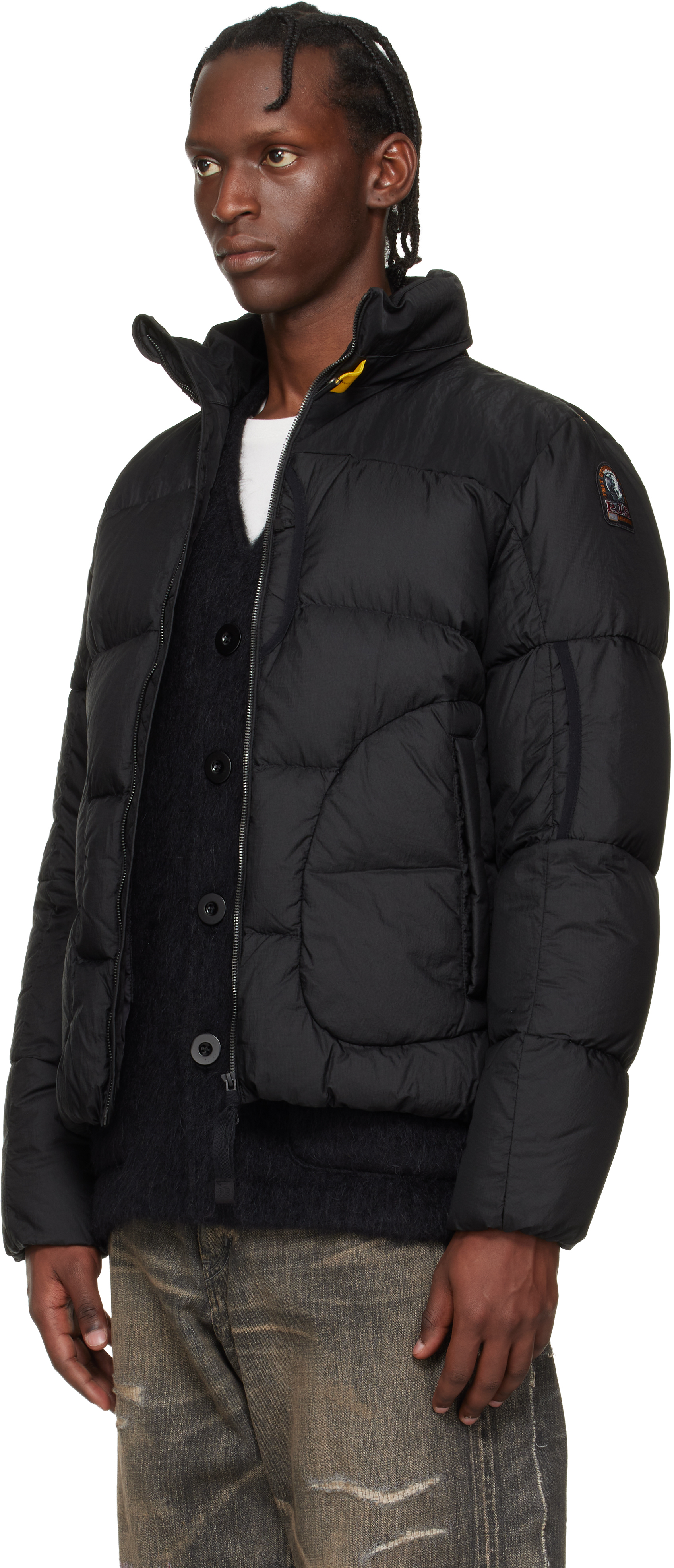 Black Blackburn Hooded Down Jacket