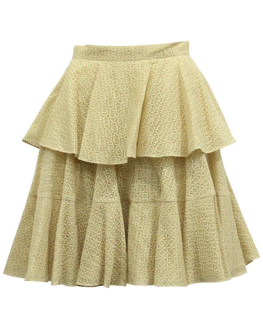 Ruffled Lace Tiered Skirt (Authentic Pre-Loved)