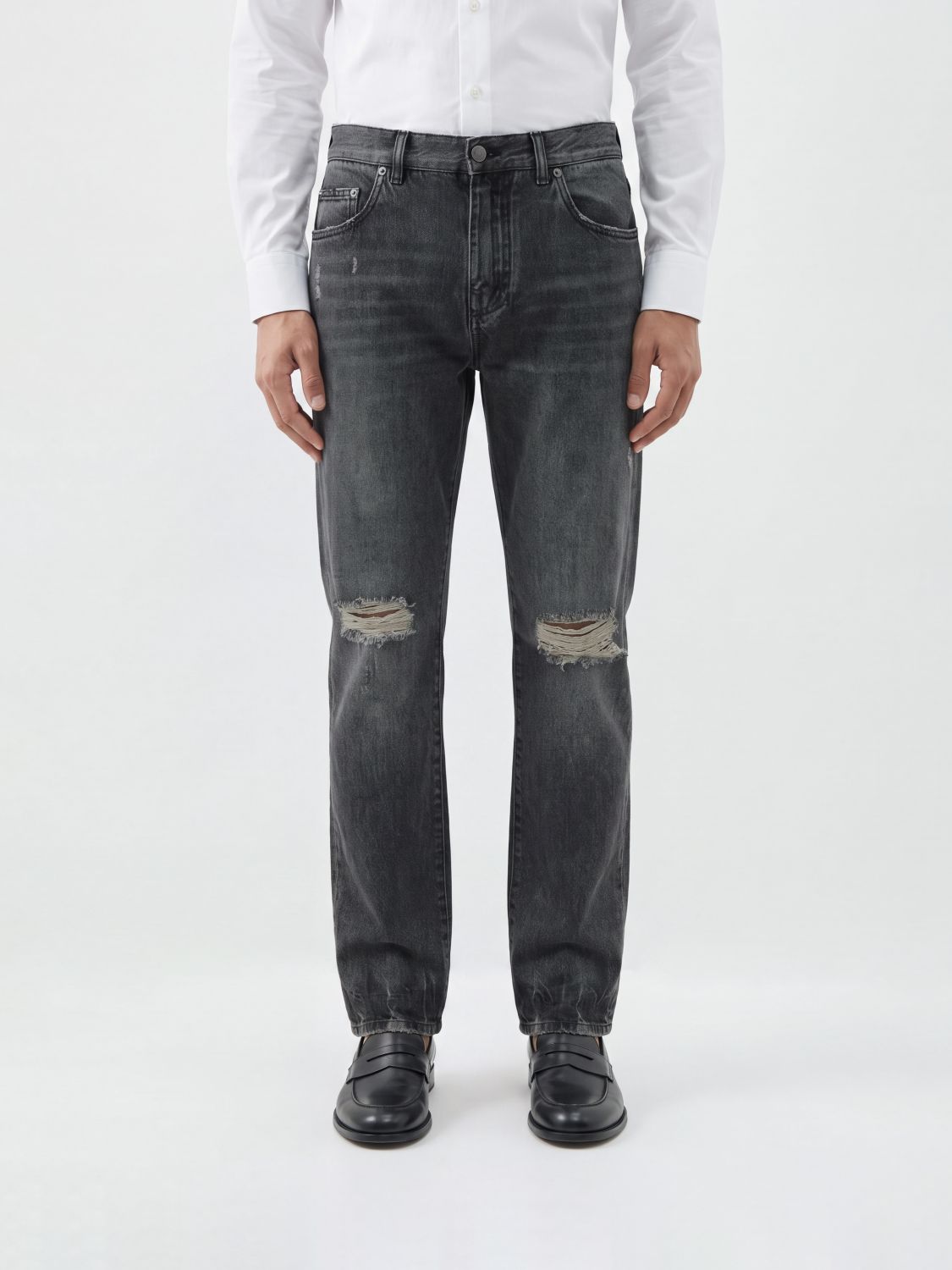 Jeans Men color Grey
