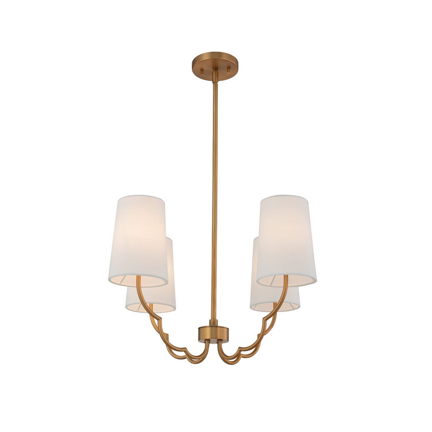 Sophia 4-Light Chandelier in New Bra