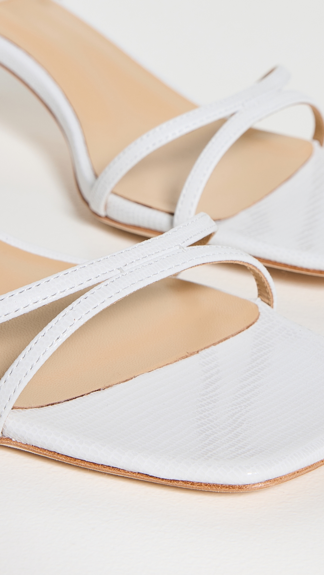 Carlota Sandal Heels Soft White