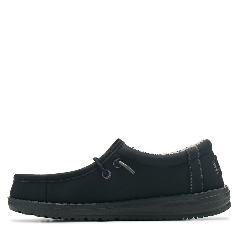 Kids' Wally Slip On Shoe Little/Big Kid Shoes (Black Mono)