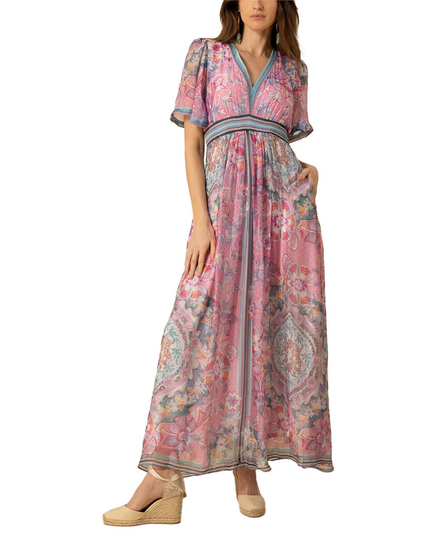 Jaliyah Silk-Blend Maxi Dress