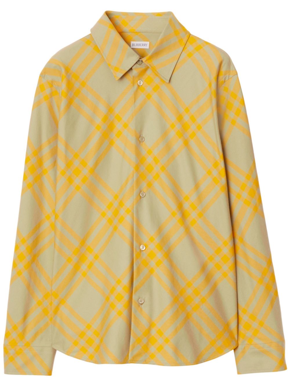 Checked flannel shirt - Neutrals