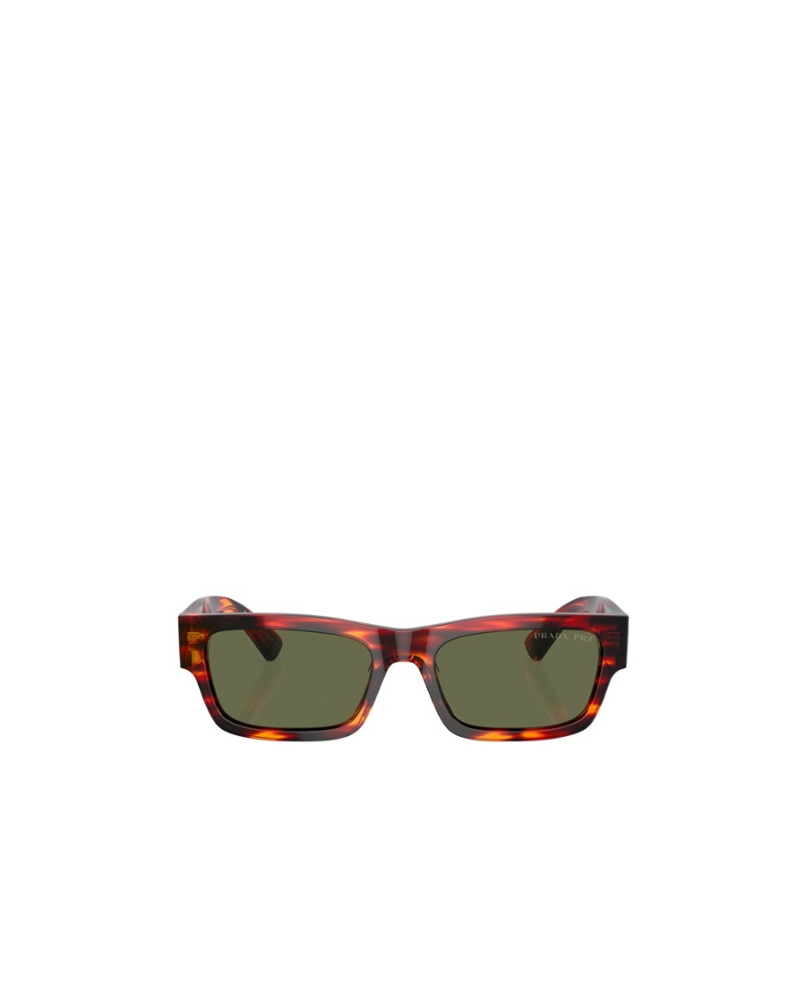 Tortoiseshell rectangle-frame sunglasses