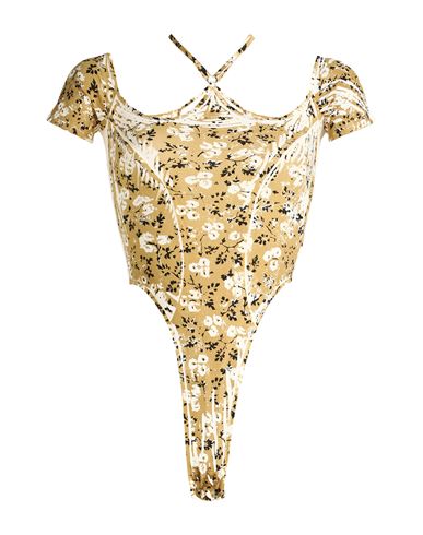 Woman Bodysuit Mustard