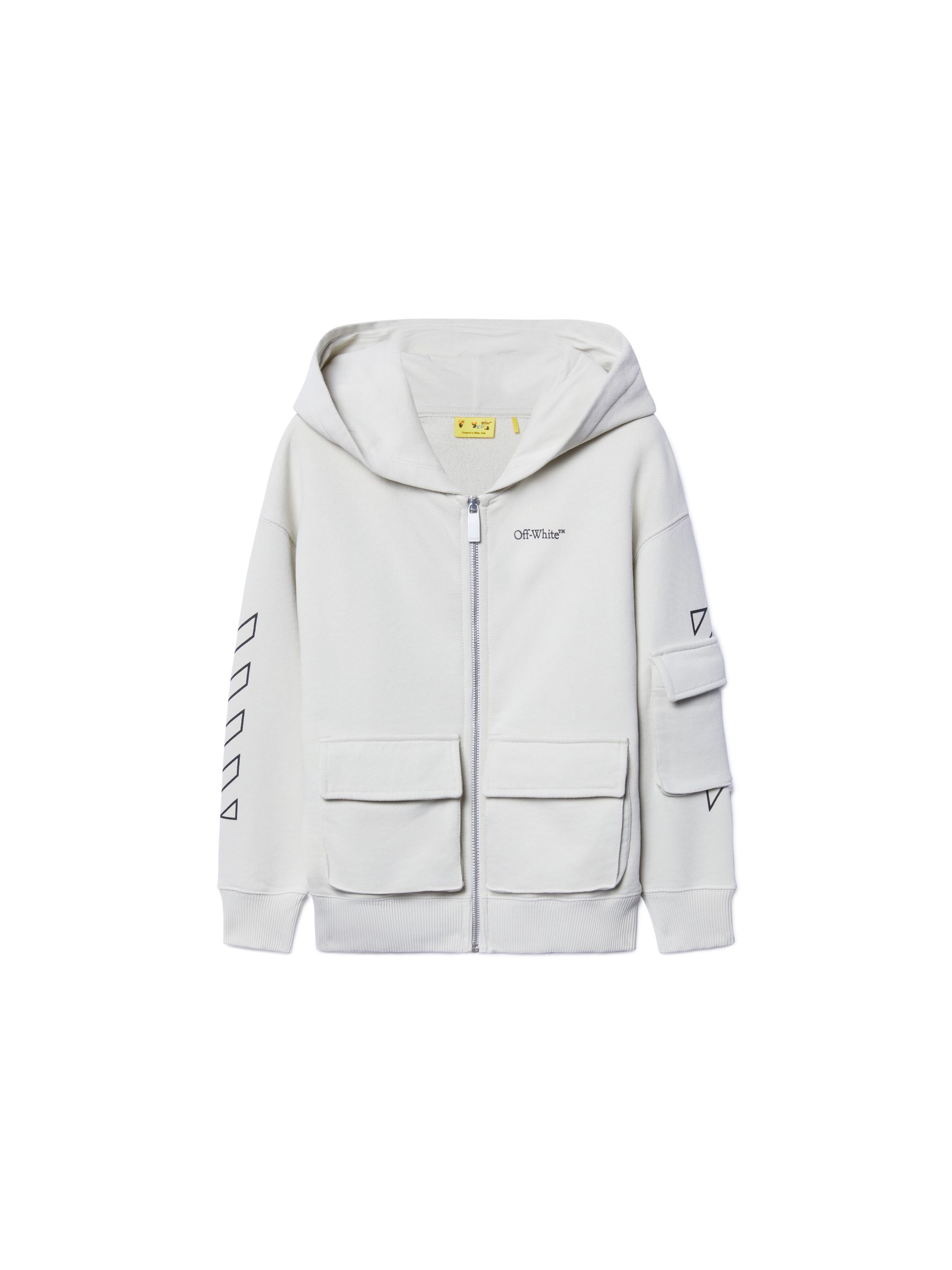 Diagonal Bookish Zip-up Hoodie