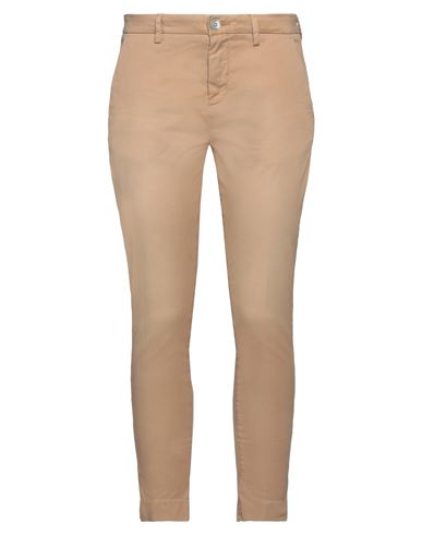 Aglini Woman Pants Beige Size 30 Cotton, Elastane
