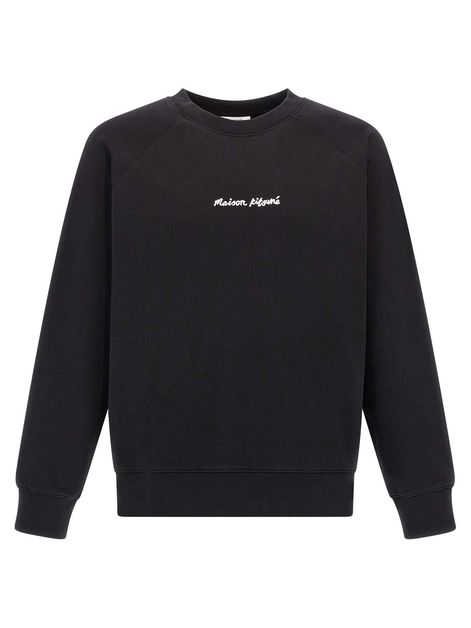 Logo-Embroidered Sweatshirt — Black