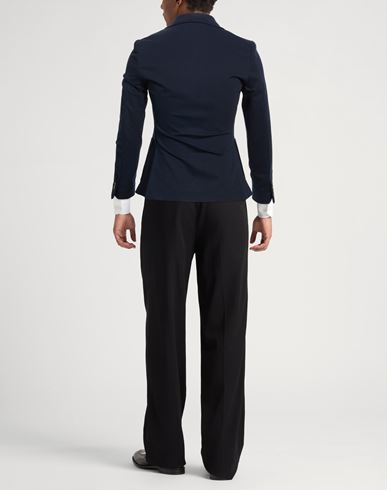 Man Blazer Midnight blue Size 36 Cotton, Polyamide, Elastane
