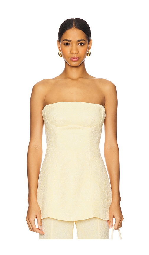 Sabina Musayev Claro Top in Yellow. -  XS also in L