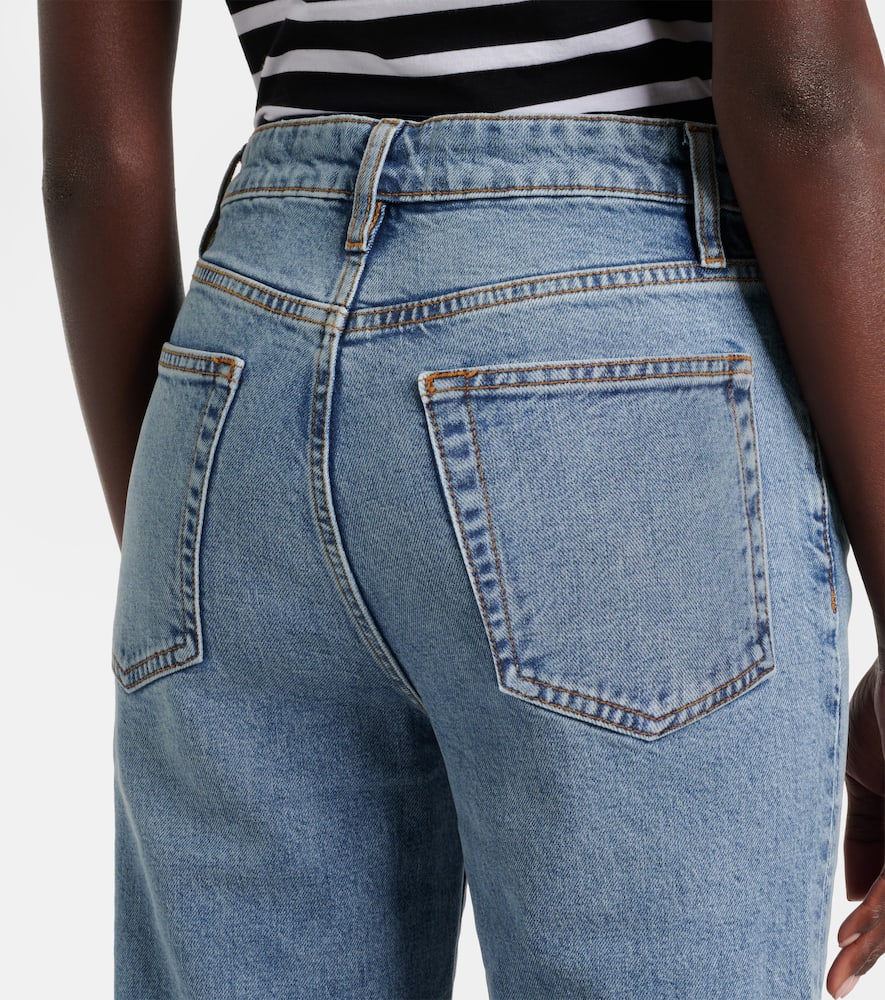 Arrow high-rise flared jeans