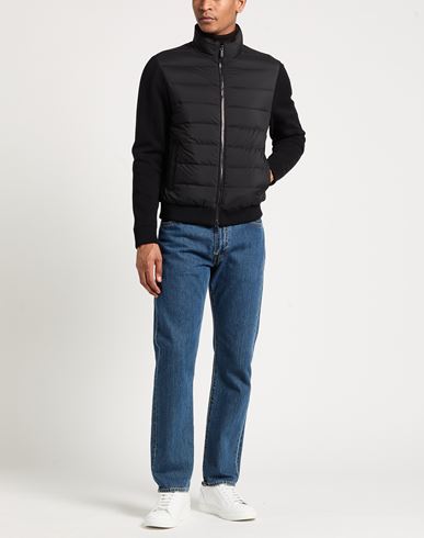 Man Puffer Black Size 38 Polyimide, Polyurethane