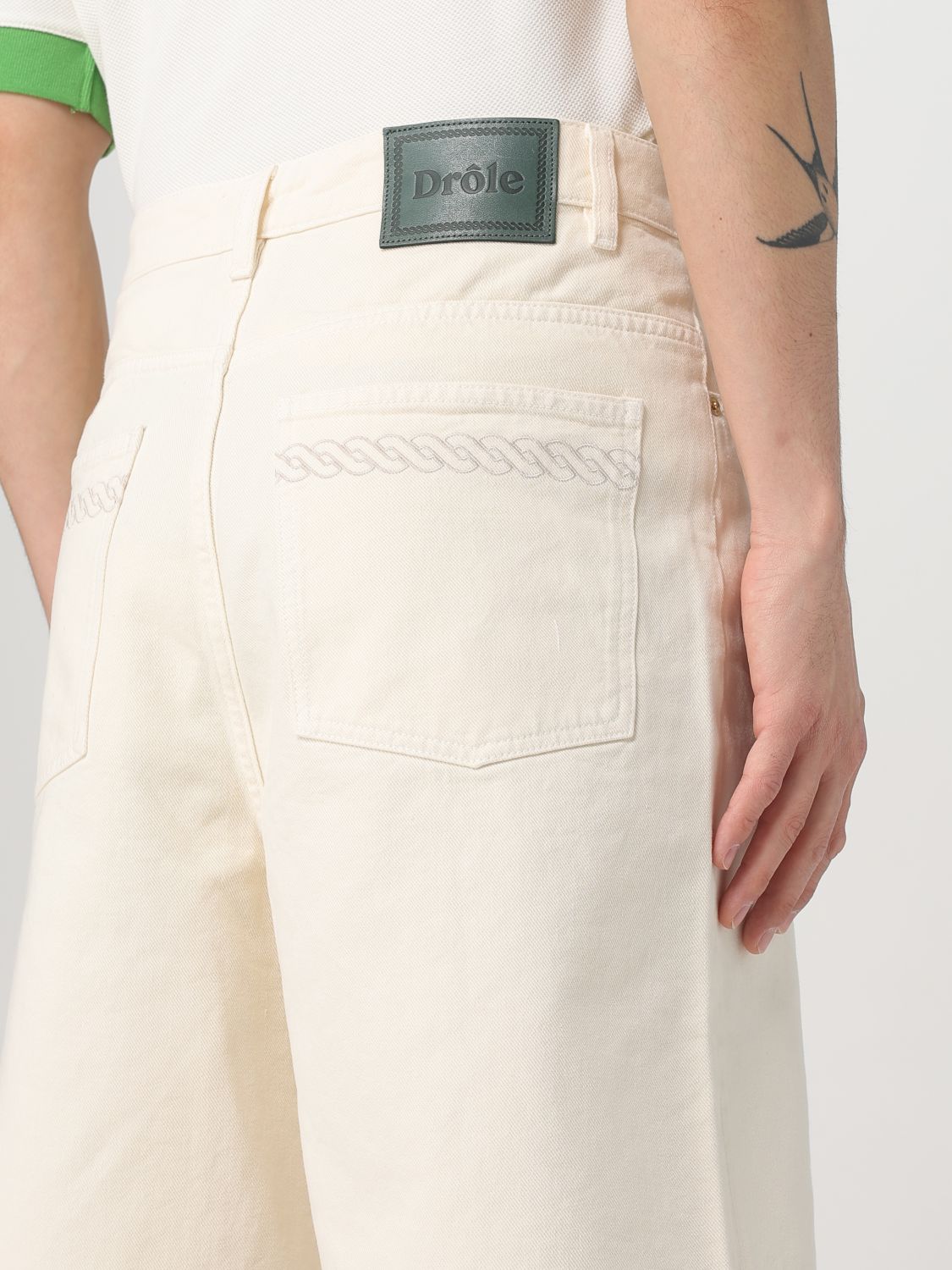 Pants DRÔLE DE MONSIEUR Men color White