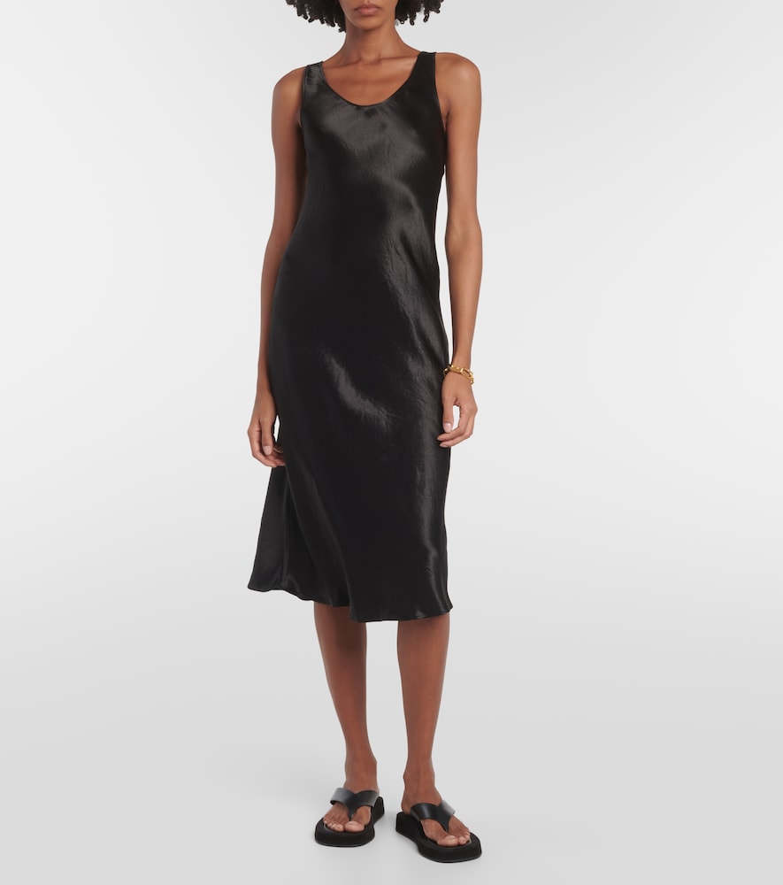 Talete satin midi dress