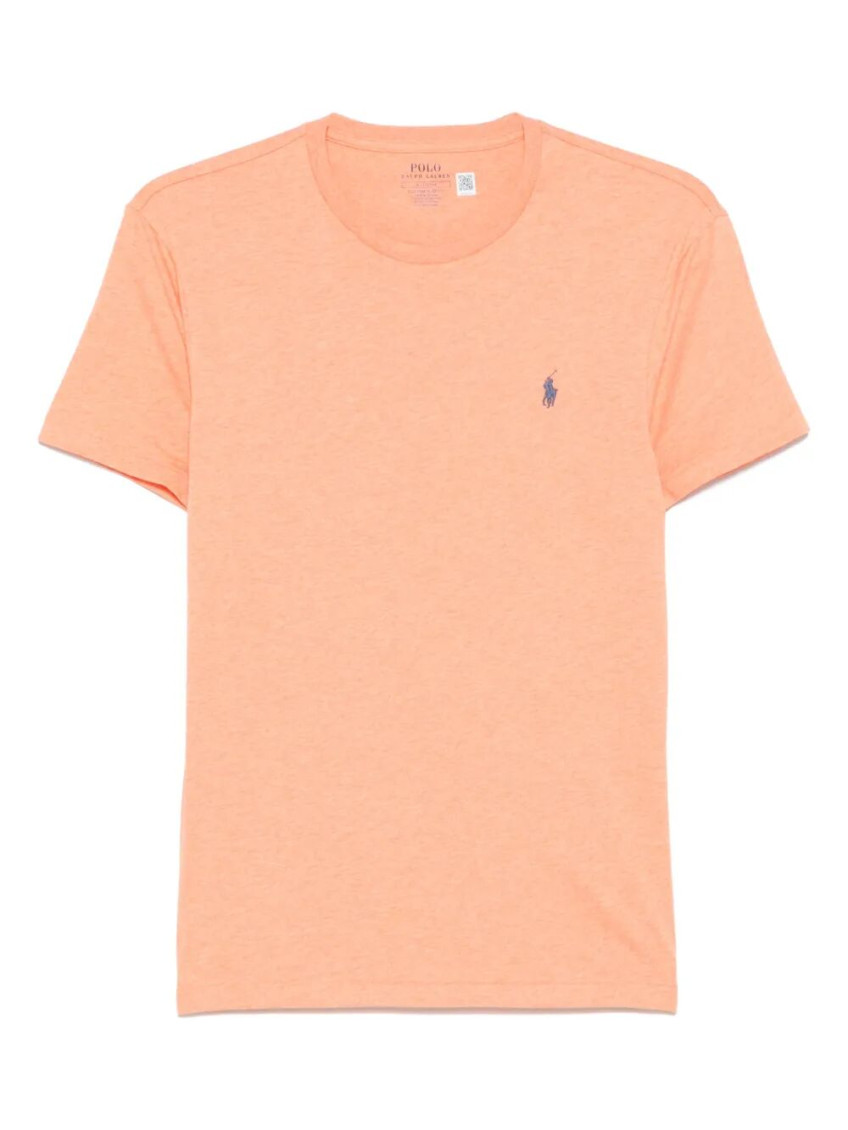Orange Logo Crewneck T-Shirt