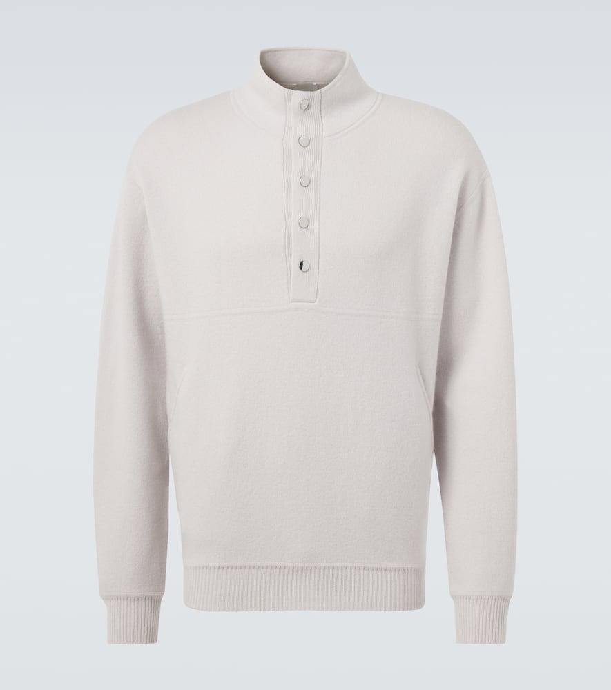 Wool and cashmere turtleneck sweater
