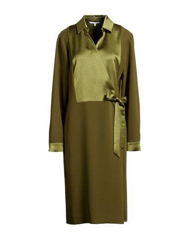 Woman Midi dress Lime green Size 12 Recycled polyester, Polyester