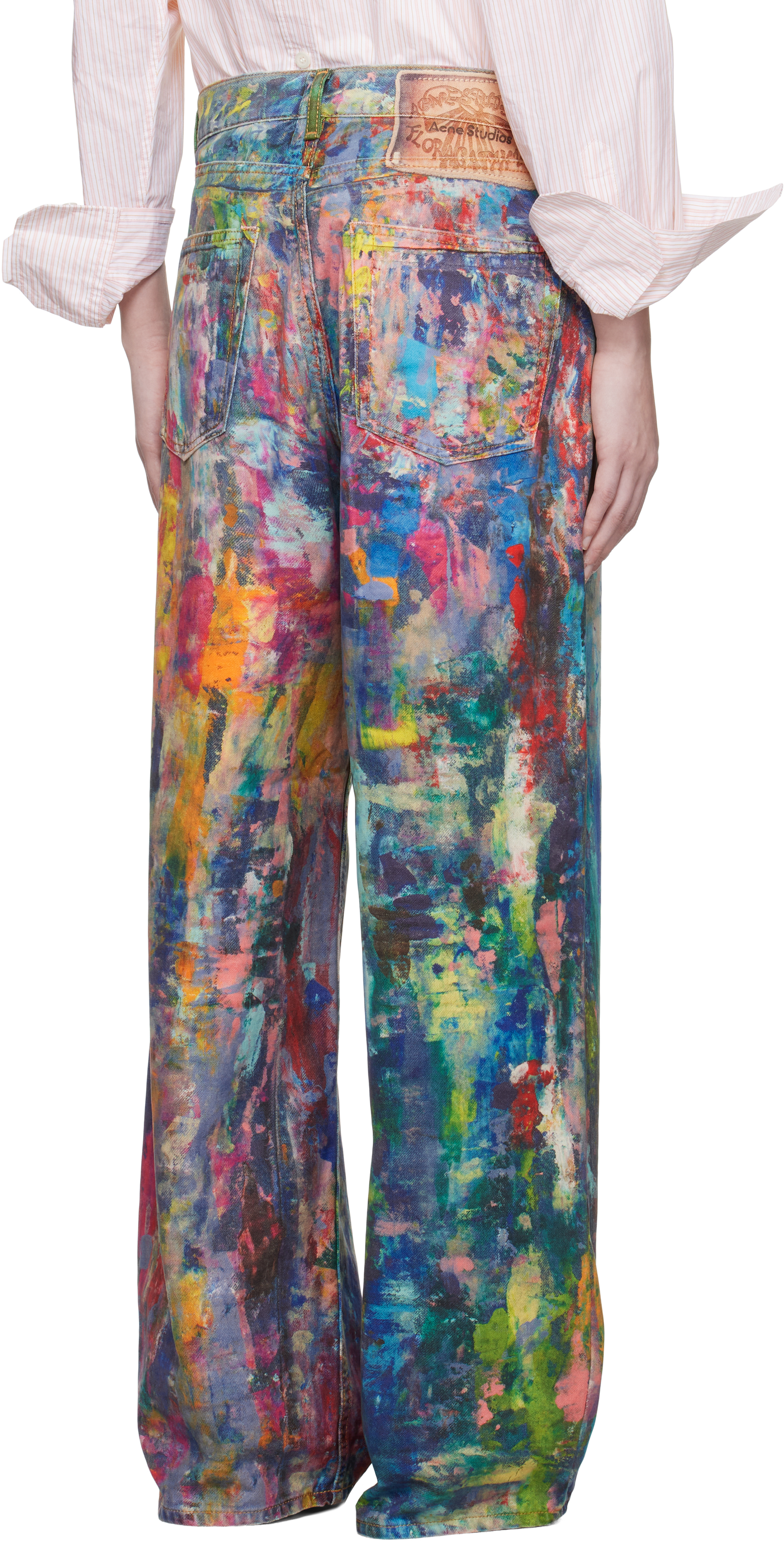 Acne Studios Multicolor Baggy Fit Jeans