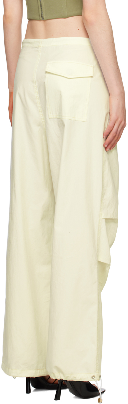 Dion Lee Off-White Toggle Parachute Trousers