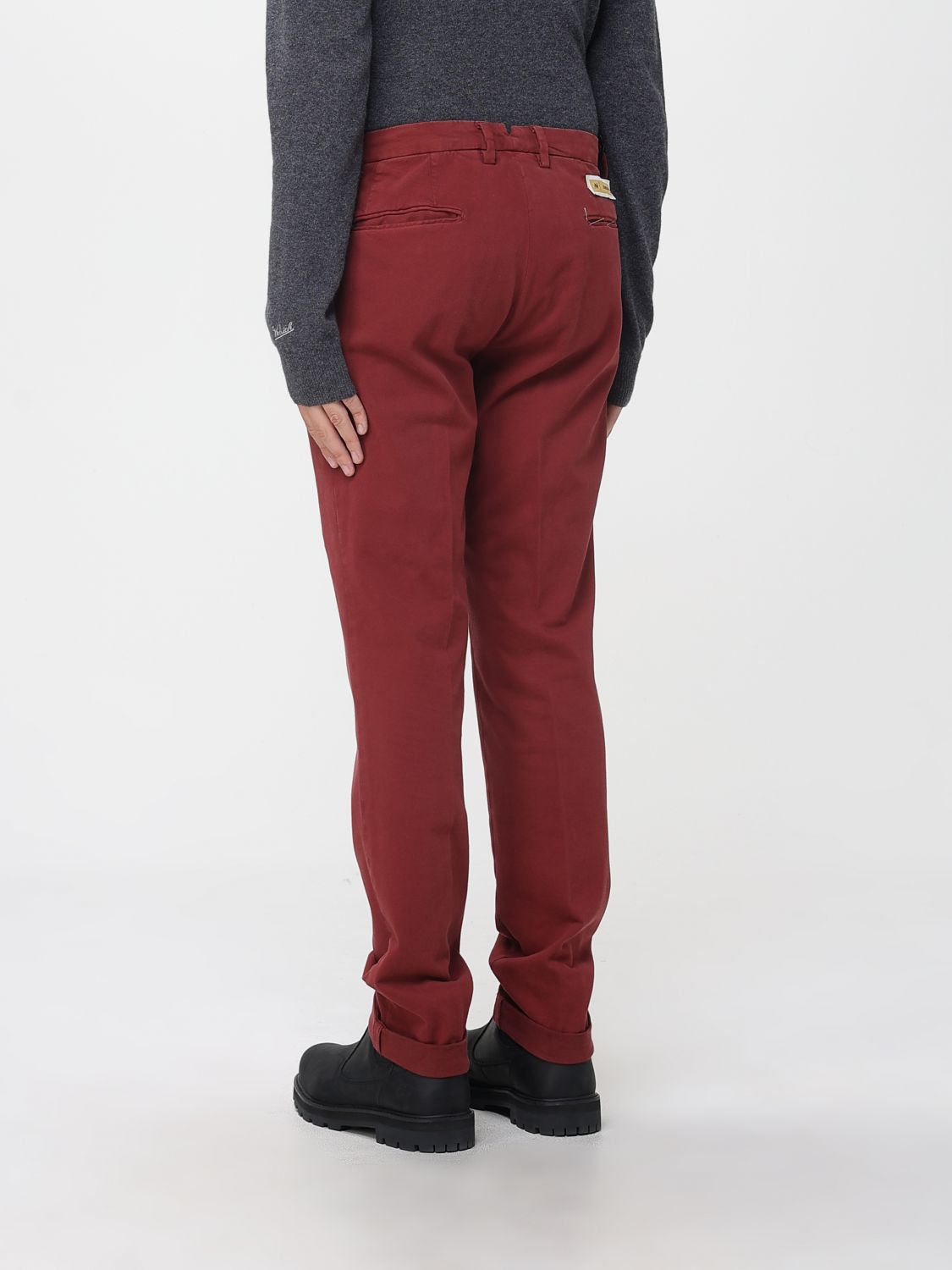 Pants Men color Red