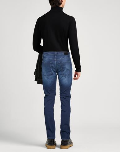 Man Jeans Blue Size 29 Cotton, Elastomultiester, Elastane