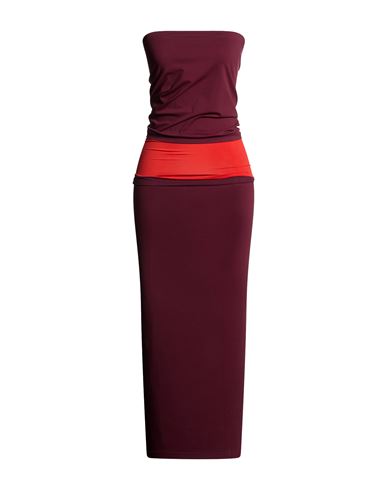 Woman Maxi dress Plum Size M Polyamide, Elastane