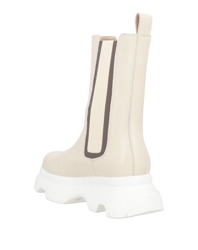 Woman Ankle boots Beige Size 10 Calfskin