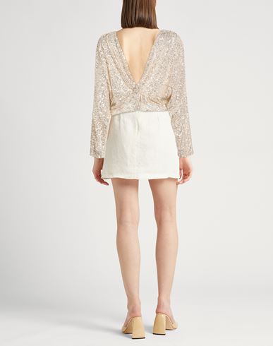 Woman Top Beige Size XS Polyester