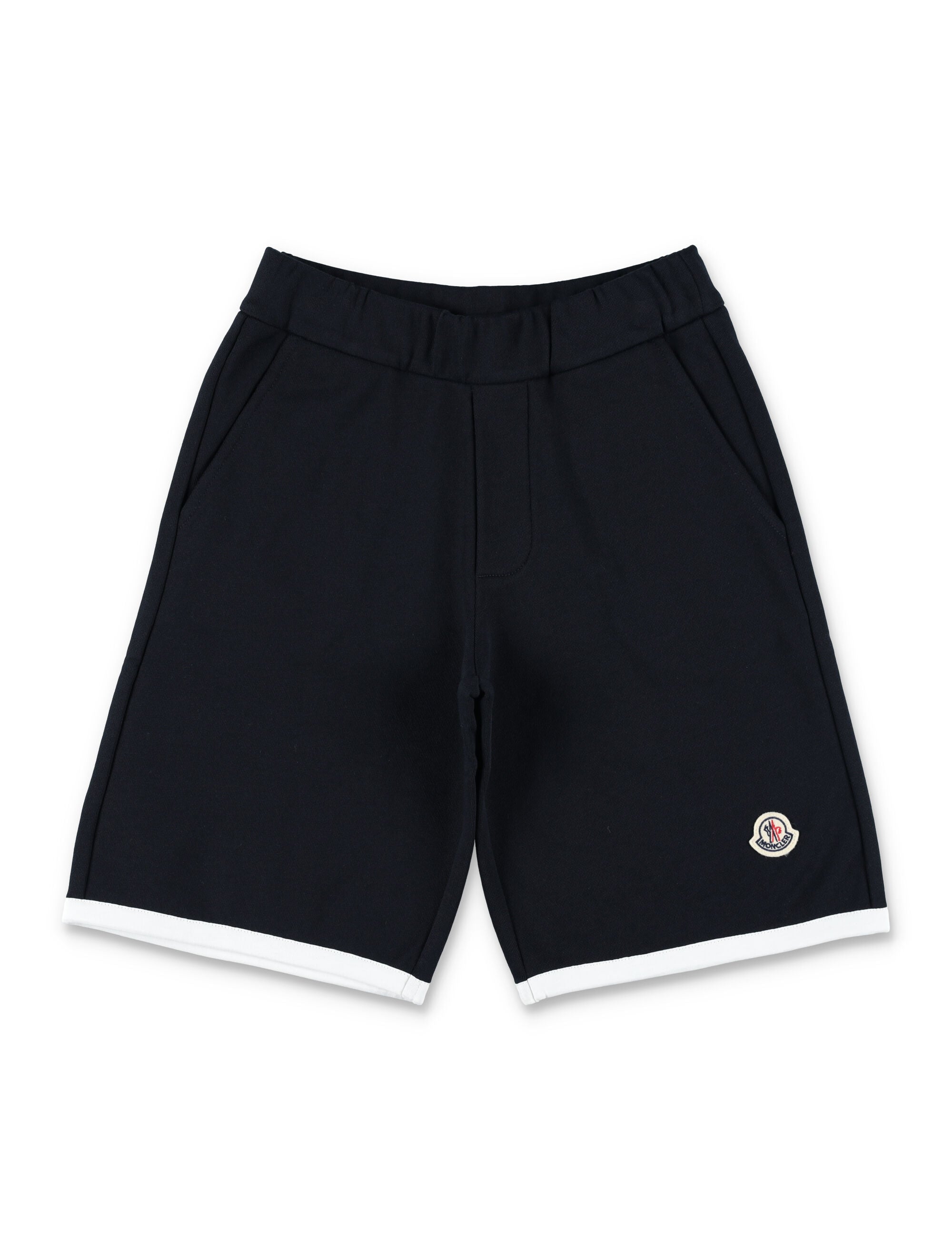 Pantaloni Corti in Jersey di Cotone Con Logo