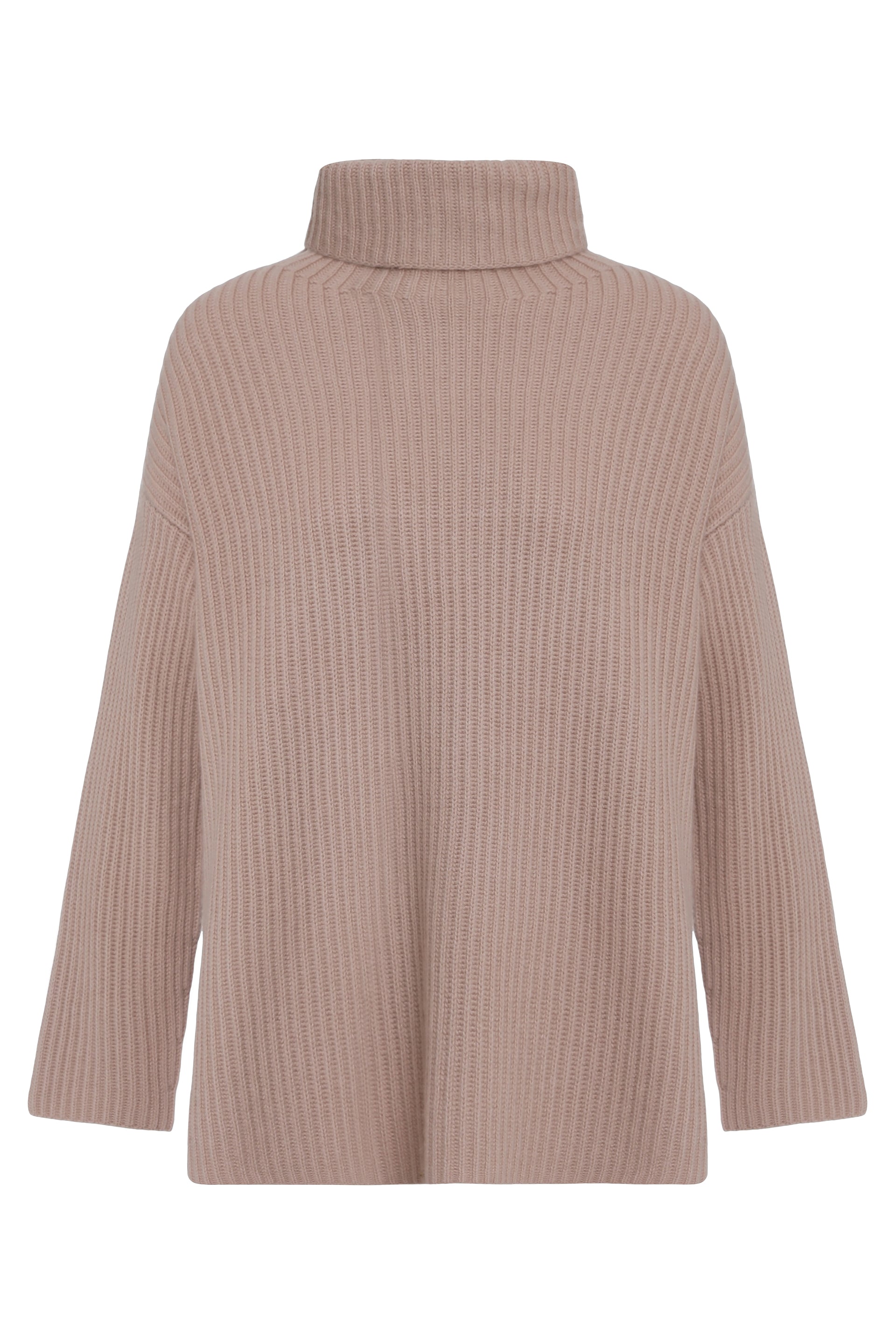 Lisbon Ribbed Cashmere Turtleneck Sweater