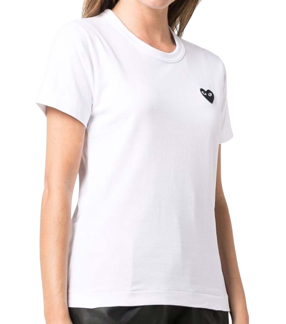 White Logo Crew Neck T-Shirt