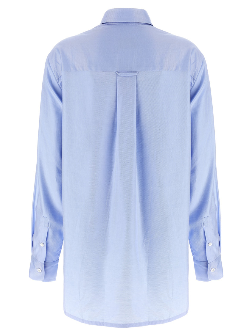 Brioni - Sea Island Cotton Shirt Shirt And Blouse Light Blue