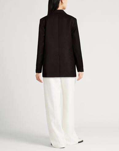 Woman Blazer Black Size L Polyester, Viscose, Elastane