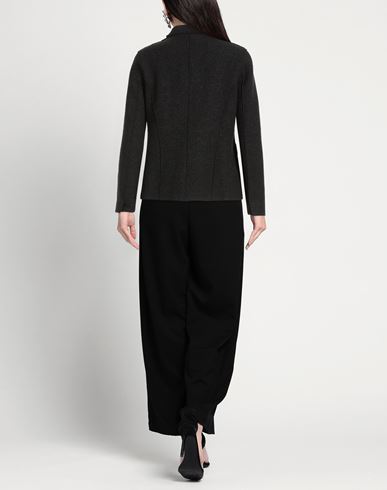 Woman Jacket Charcoal Size 8 Wool