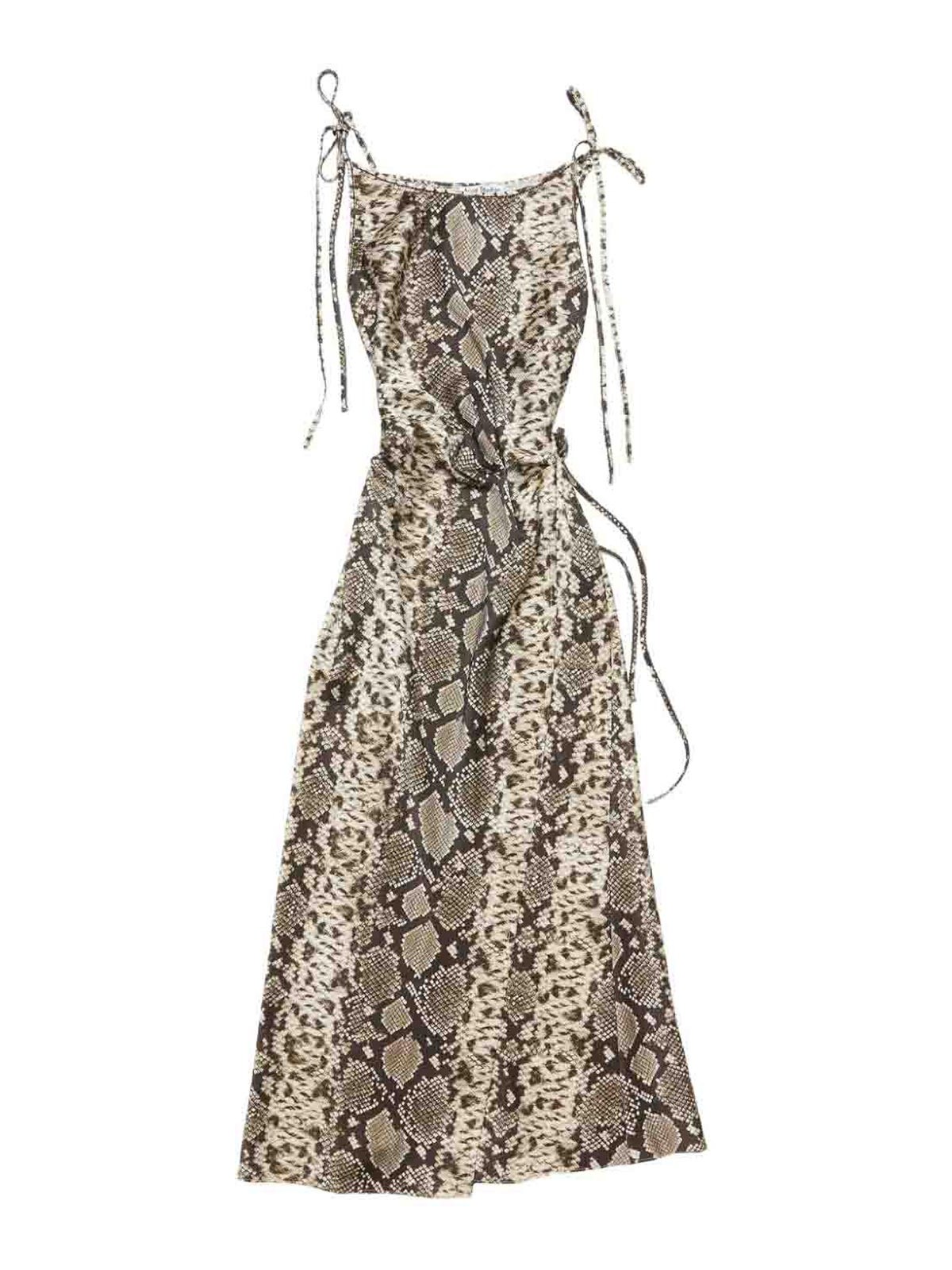Printed Long Dress